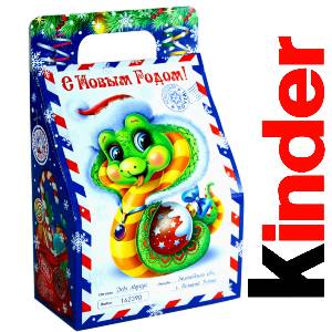 Детский подарок на Новый Год в жестяной упаковке весом 335 грамм по цене 1312 руб в Сельцо