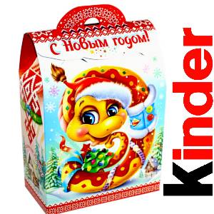 Детский подарок на Новый Год в жестяной упаковке весом 430 грамм по цене 1657 руб в Сельцо